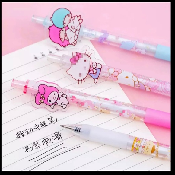 Sanrio pen set, 6pcs - Picture 2 of 4